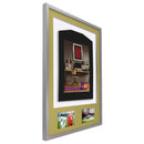 Vivarti DIY 3D Mounted + Double Aperture Sports Shirt Display Silver Frame with Colour Mounts-100