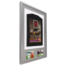 Vivarti DIY 3D Mounted + Double Aperture Sports Shirt Display Silver Frame with Colour Mounts-98