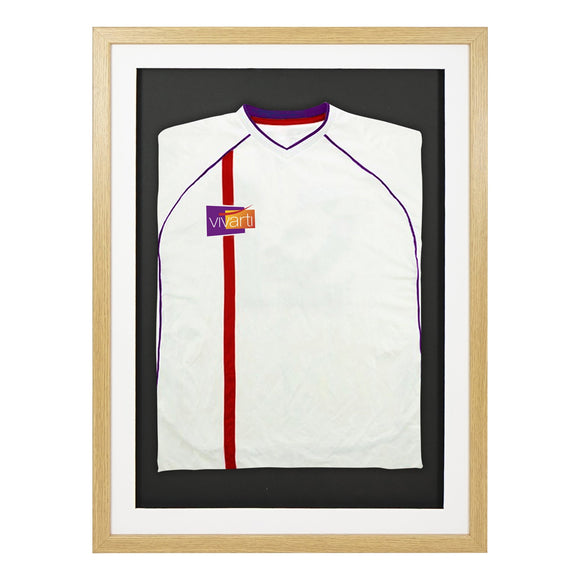 Vivarti DIY Sports Shirt Display 3D Oak Frame