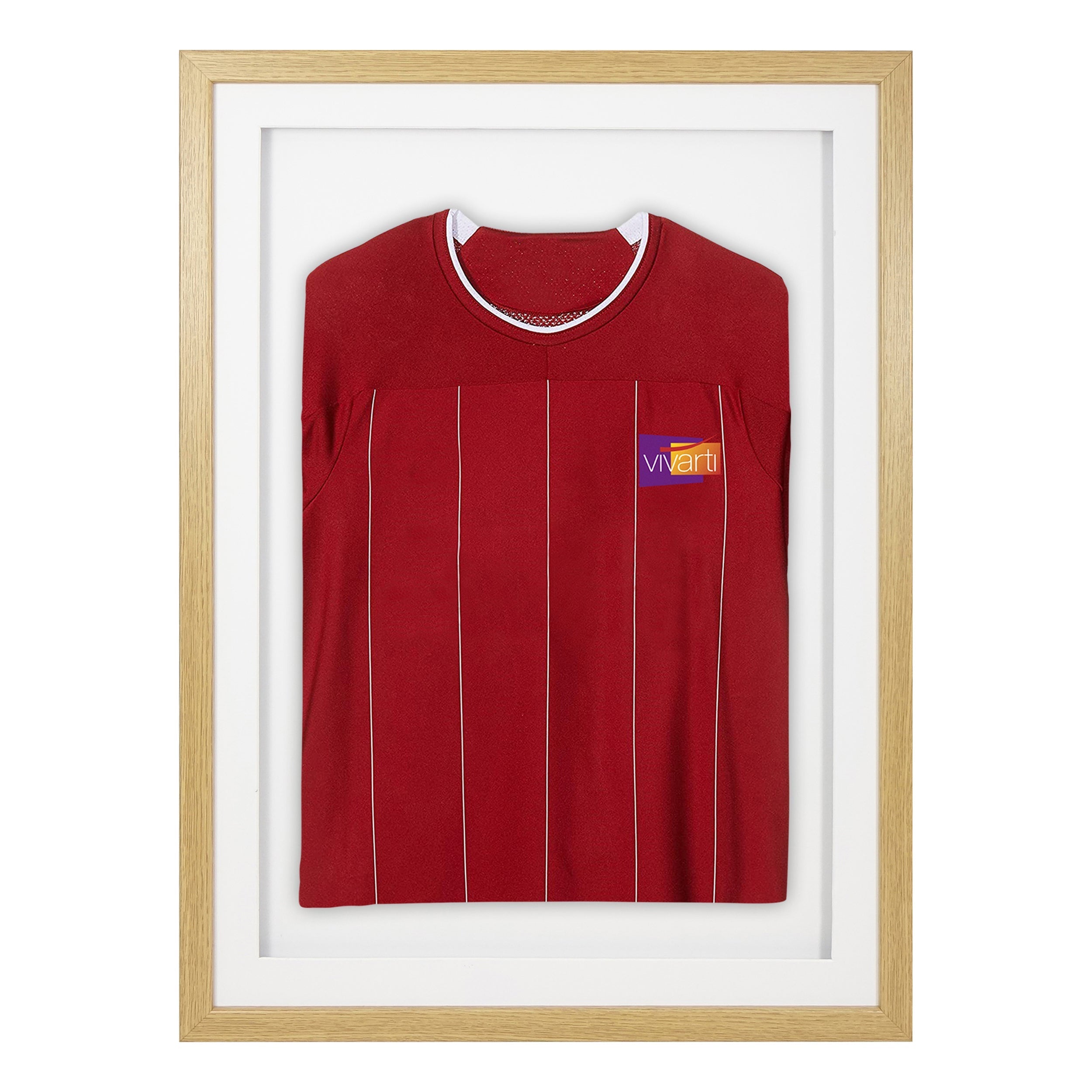 Vivarti DIY Sports Shirt Display 3D Oak Frame