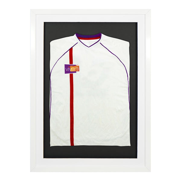 Vivarti DIY Sports Shirt Display 3D Gloss White Frame