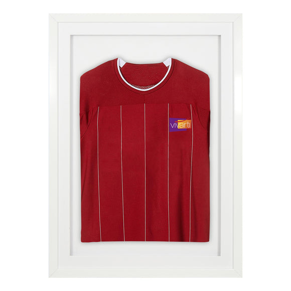 Vivarti DIY Sports Shirt Display 3D Gloss White Frame