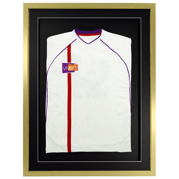 Vivarti DIY 3D Mounted Sports Shirt Display Gold Frame