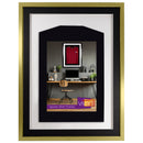 Vivarti DIY 3D Mounted Sports Shirt Display Gold Frame-46