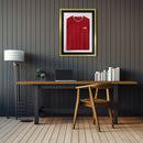 Vivarti DIY 3D Mounted Sports Shirt Display Gold Frame-34