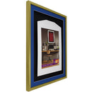 Vivarti DIY 3D Mounted Sports Shirt Display Gold  Frame with Colour Mounts-101