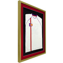 Vivarti DIY 3D Mounted Sports Shirt Display Gold  Frame with Colour Mounts-31
