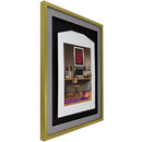Vivarti DIY 3D Mounted Sports Shirt Display Gold  Frame with Colour Mounts-97