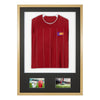 Vivarti DIY Sports Shirt Display 3D + Double Aperture Oak Frame