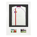 Vivarti DIY Sports Shirt Display 3D + Double Aperture Gloss White Frame-5