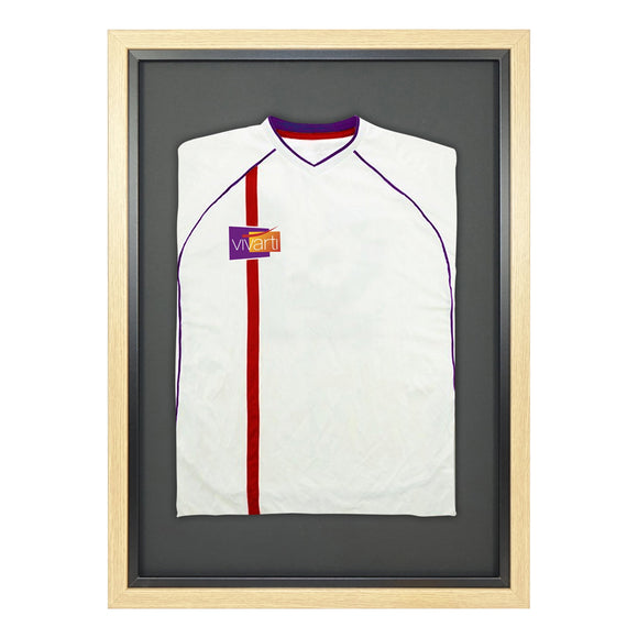 Vivarti DIY Sports Shirt Display Standard Oak Frame