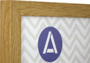 Athena Oak Block Premium Wood Picture Frame