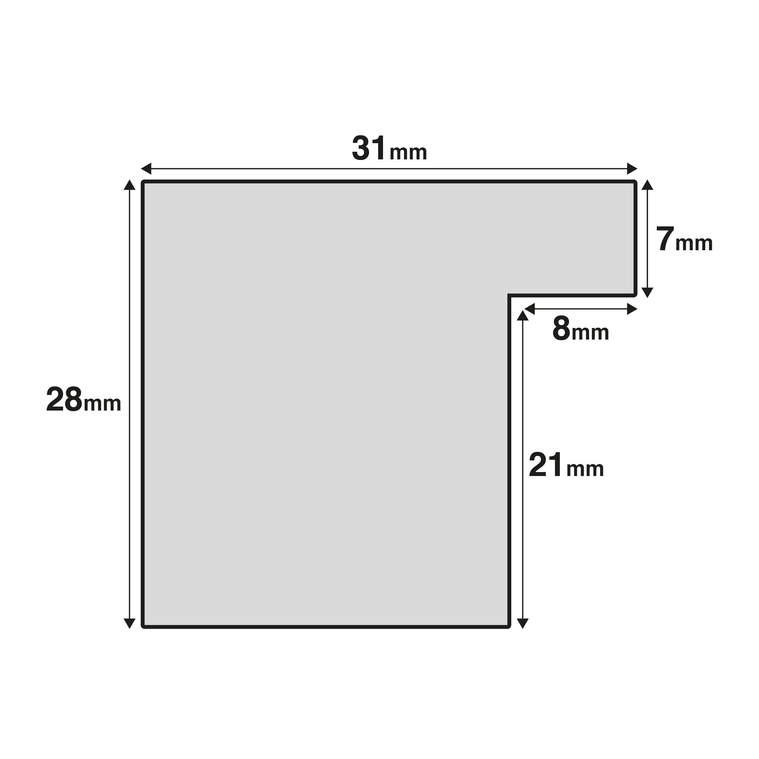 Athena Oak Block Premium Wood Picture Frame