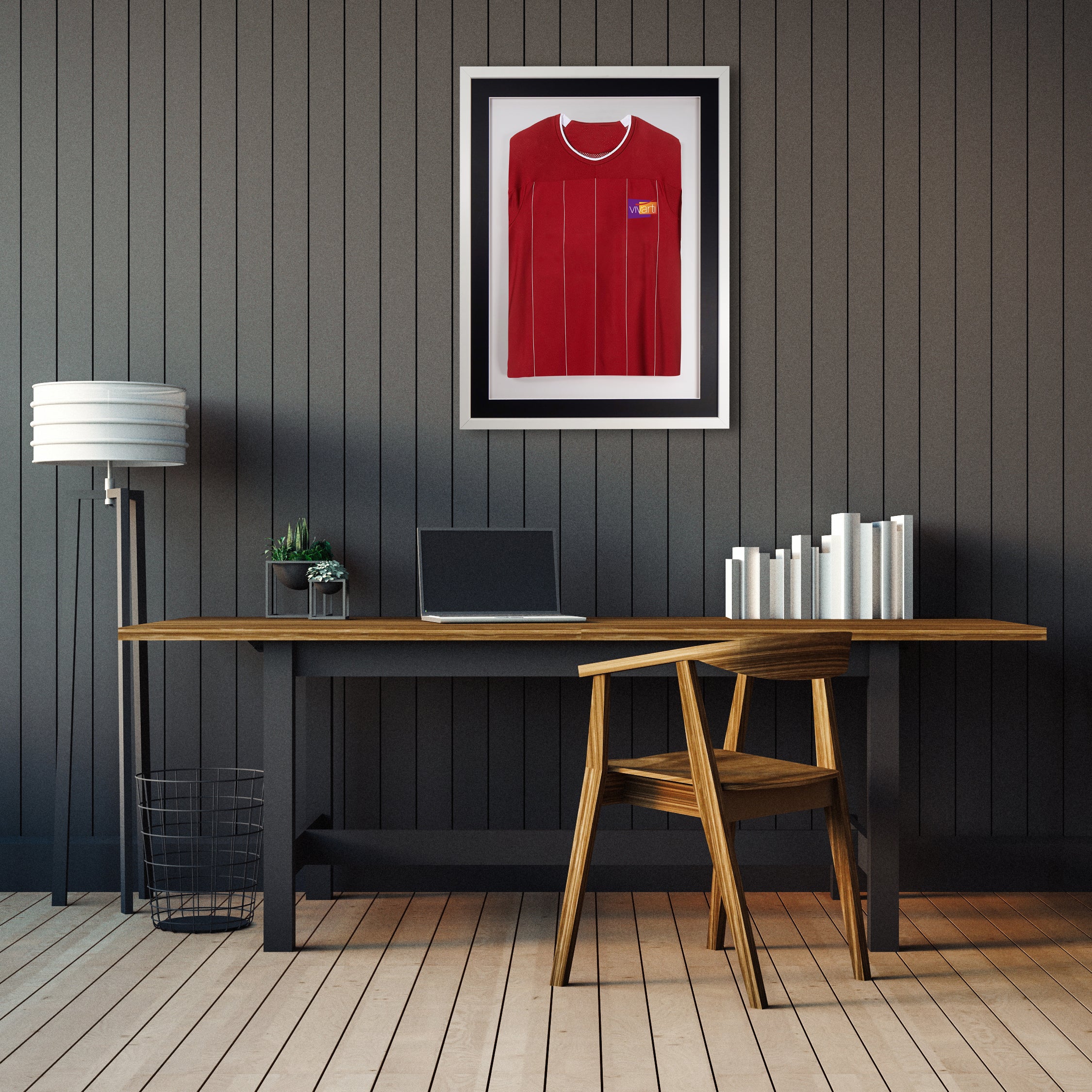 Vivarti DIY Sports Shirt Display 3D White Frame