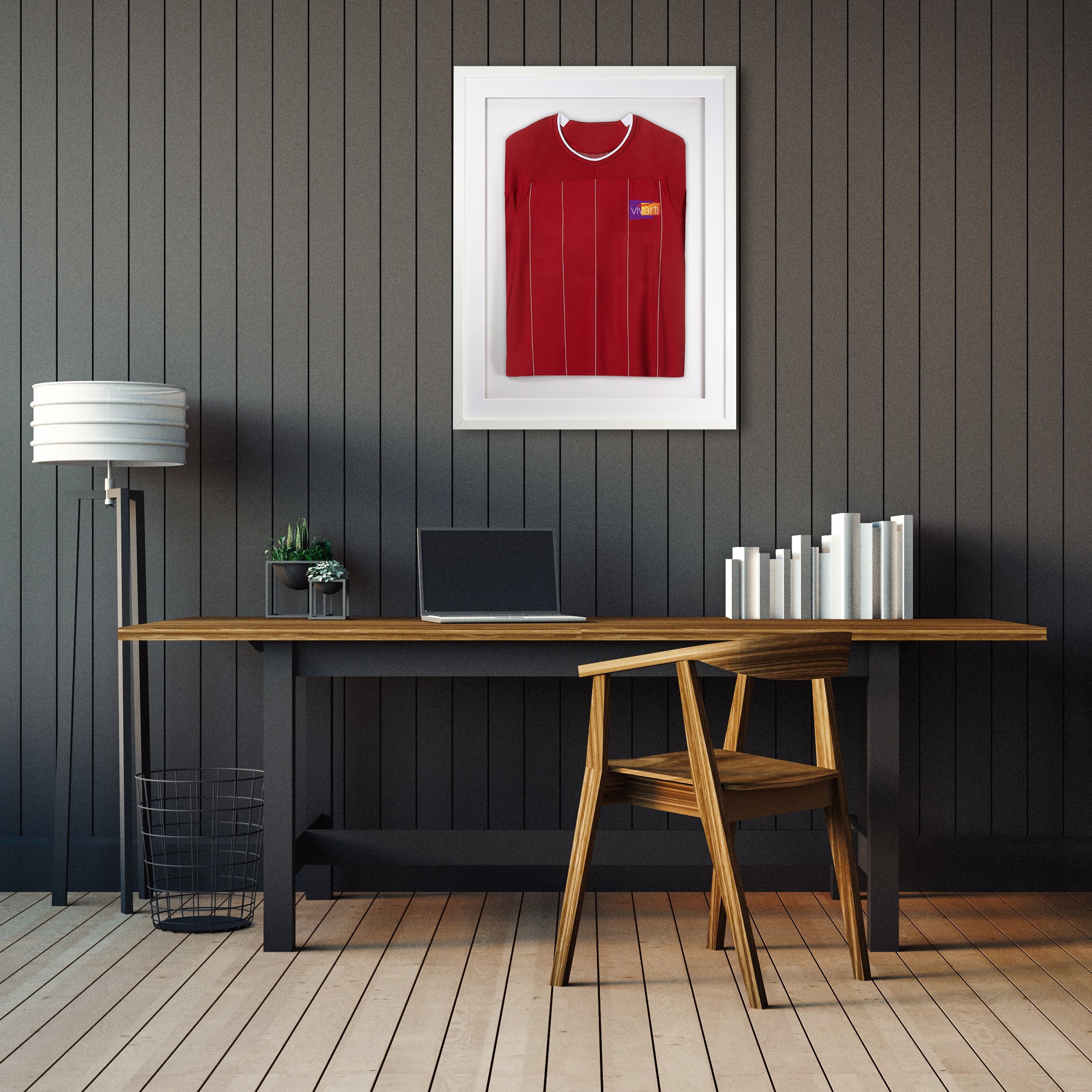 Vivarti DIY Sports Shirt Display 3D White Frame