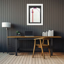 Vivarti DIY Sports Shirt Display 3D Gloss White Frame-16