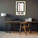 Vivarti DIY Sports Shirt Display 3D + Double Aperture Oak Frame-15