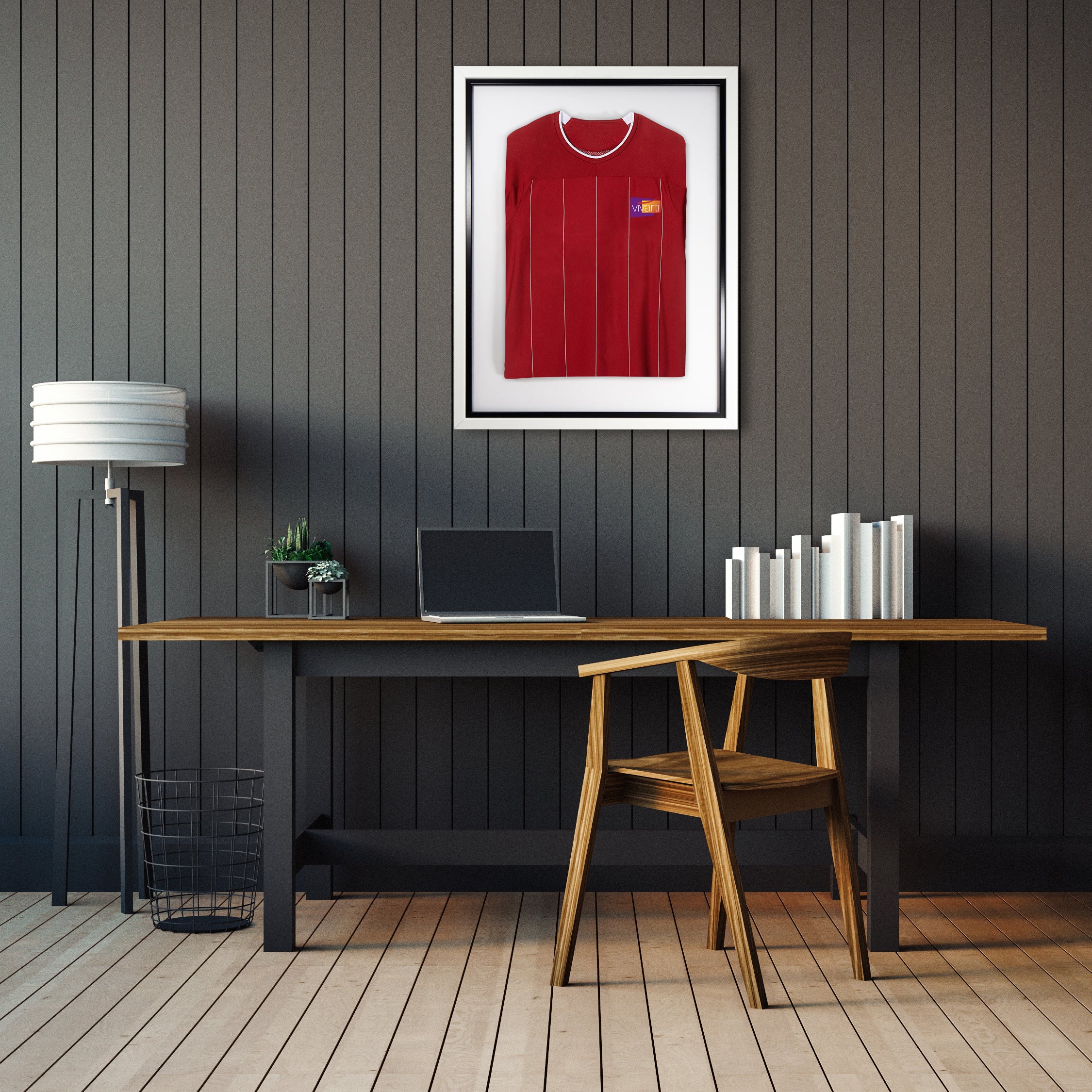 Vivarti DIY Sports Shirt Display Standard White Frame