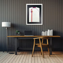 Vivarti DIY Sports Shirt Display Standard White Frame-23