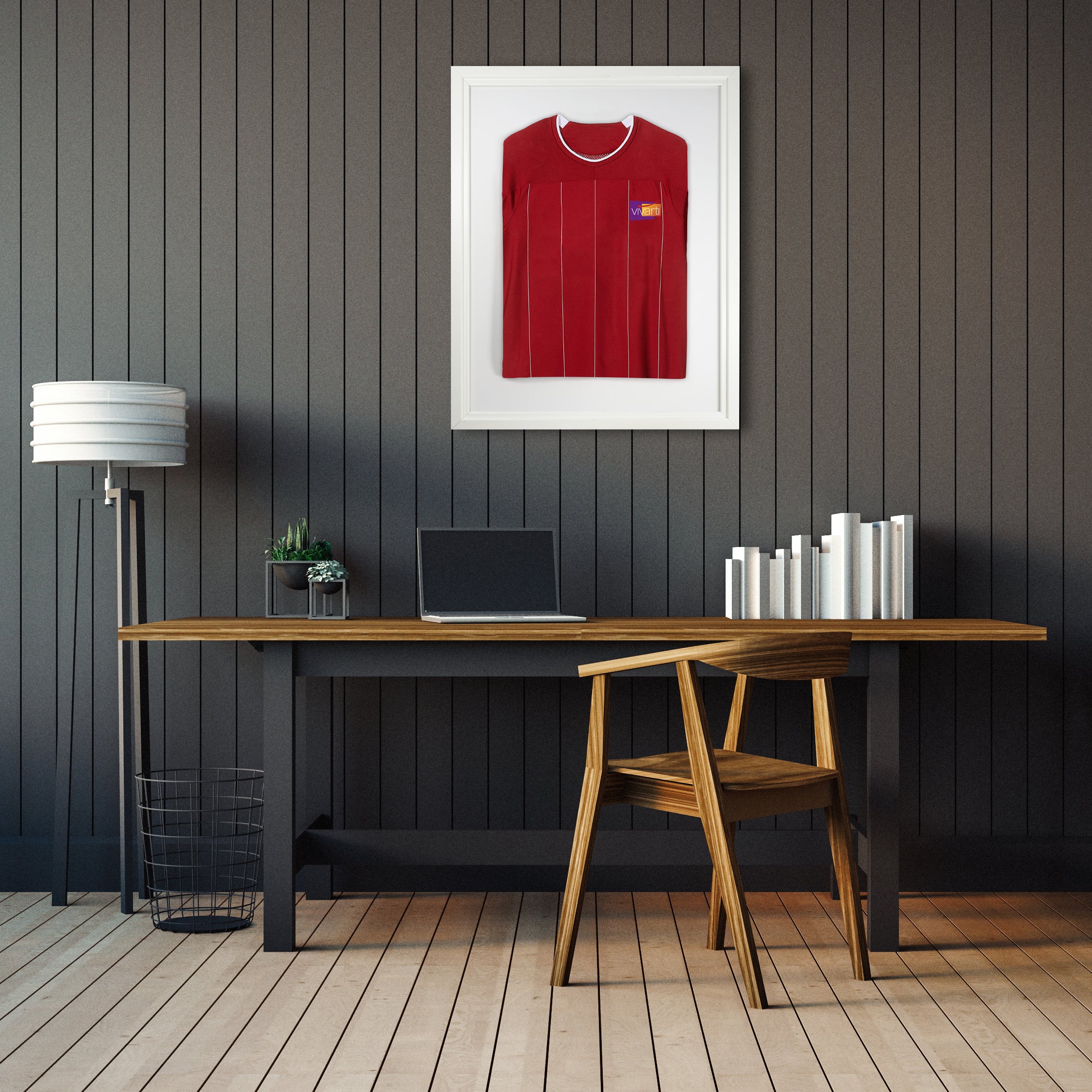 Vivarti DIY Sports Shirt Display Standard White Frame
