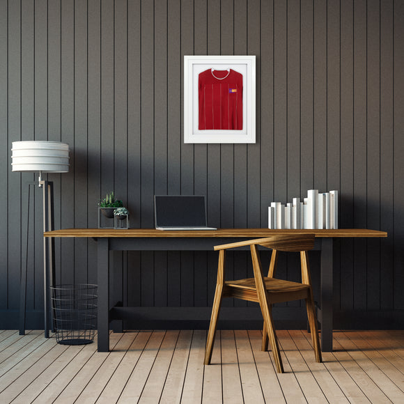 Vivarti DIY Sports Shirt Display 3D Gloss White Frame