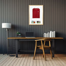 Vivarti DIY Sports Shirt Display 3D + Double Aperture Oak Frame-24