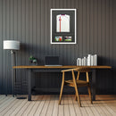 Vivarti DIY Sports Shirt Display 3D + Double Aperture Gloss White Frame-16