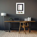 Vivarti DIY Sports Shirt Display 3D + Double Aperture Gloss White Frame-18