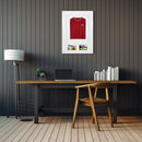 Vivarti DIY Sports Shirt Display 3D + Double Aperture Gloss White Frame-19