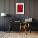 Vivarti DIY Sports Shirt Display 3D White Frame-24