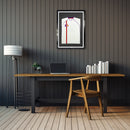 Vivarti DIY Sports Shirt Display Standard Gloss Black Frame-28