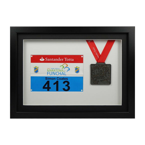 Vivarti Sports Running Swimming Medal Display Frame & A5 Photo Display 27.9x42cm