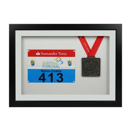 Vivarti Sports Running Swimming Medal Display Frame & A5 Photo Display 27.9x42cm