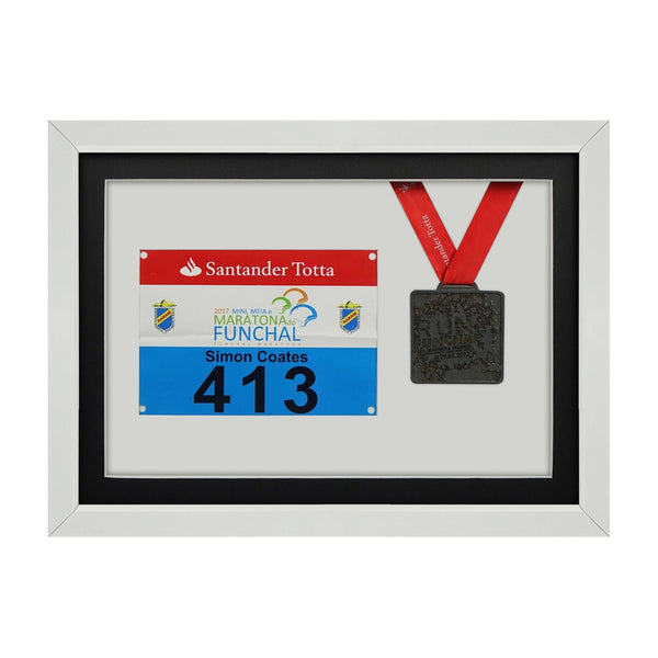 Vivarti Sports Running Swimming Medal Display Frame & A5 Photo Display 27.9x42cm