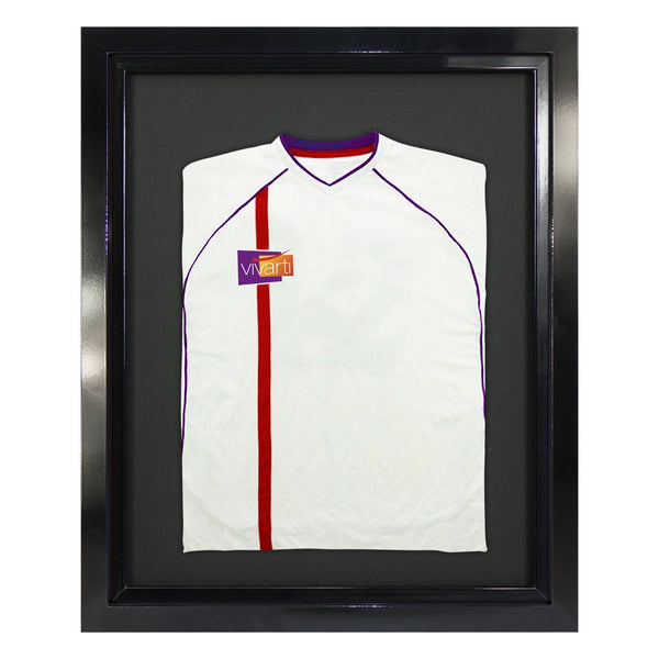 Vivarti DIY Sports Shirt Display Standard Gloss Black Frame