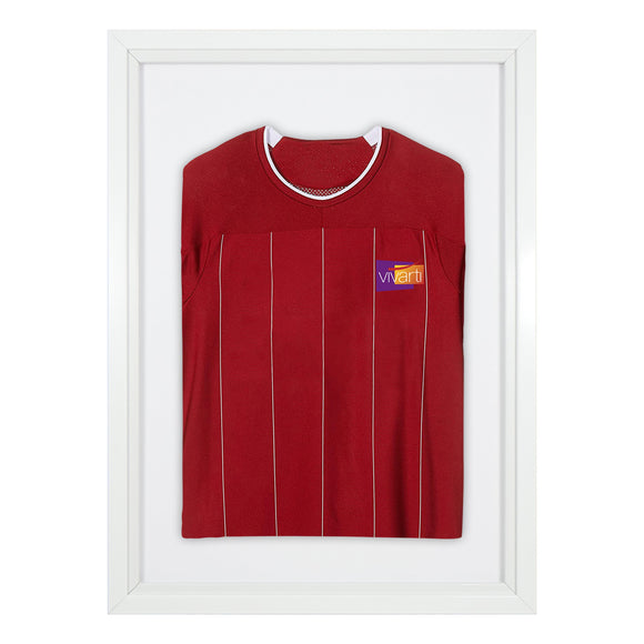Vivarti DIY Sports Shirt Display Standard Gloss White Frame