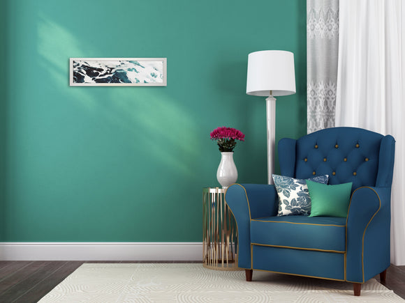 Athena White Woodgrain Block Thin Premium Wood Picture Frame