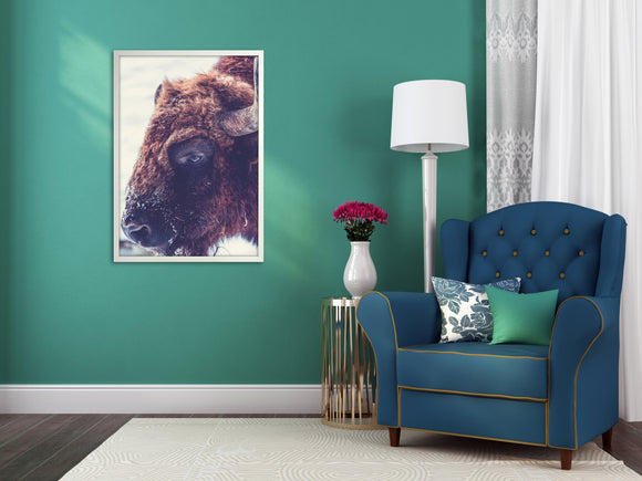 Athena White Woodgrain Block Thin Premium Wood Picture Frame