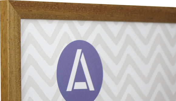 Athena Honey Oak Thin Premium Wood Picture Frame