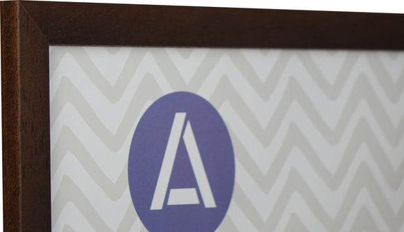 Athena Dark Mahogany Thin Premium Wood Picture Frame