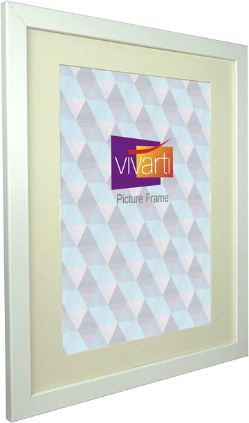 Vivarti Standard Mount Matt White Picture Frame - 0