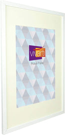 Vivarti Standard Mount Matt White Picture Frame-3